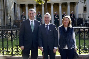 Markel Olano, Gipuzkoako diputatu nagusia, Iñigo Urkullu, Eider Mendoza, Gipuzkoako Batzar Nagusiaren presidentea
