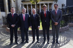 I. Landa, J.Mª Aburto, Iñigo Urkullu, G. Urtaran eta E. Goia