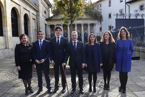 I. Sanchez Robles, I. Pradales, U. Rementeria, I. Urkullu, E. Unzueta, I. Bengoetxea, L. Bilbao (Bizkaiko Foru Aldundia)