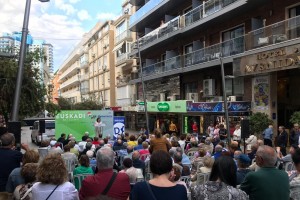 Mitin Benidorm. Izaskun Bilbao, Lluis Bertomeu