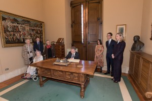 José Antonio Aguirre eta Jesús Mª Leizaola erbesteko lehendakarien omenaldia