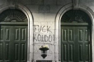 Pintadas en batzokis Bizkaia Lekeitio 20210221