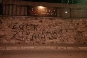Pintadas en batzokis Bizkaia Lekeitio 20210221