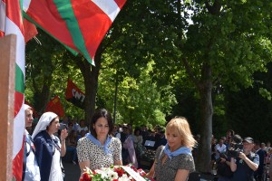 Omenaldia gudariei eta milizianoei Bilboren defentsaren 85. Urteurrena