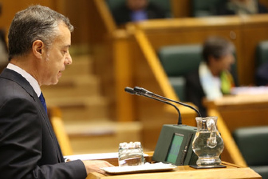 Discurso de Iñigo Urkullu en el pleno de investidura