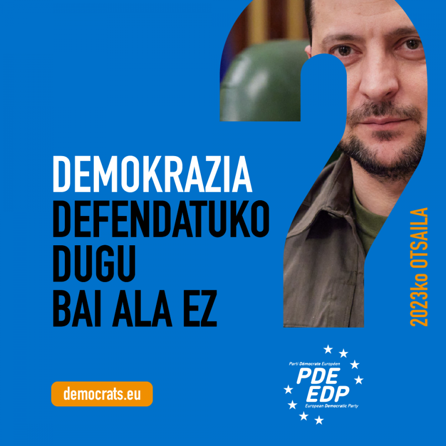 Demokrazia defendatuko dugu bai ala ez? 