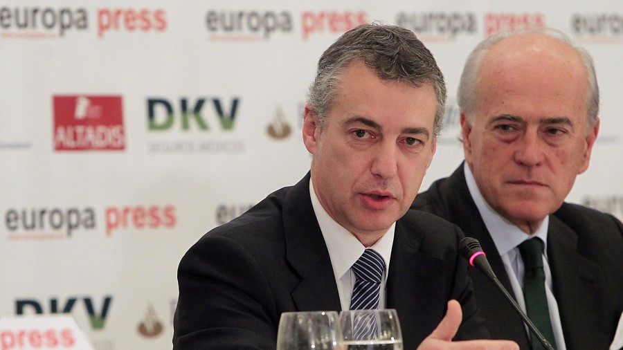 Urkullu Europa Pressek antolatutako Informazio Gosarietan. 