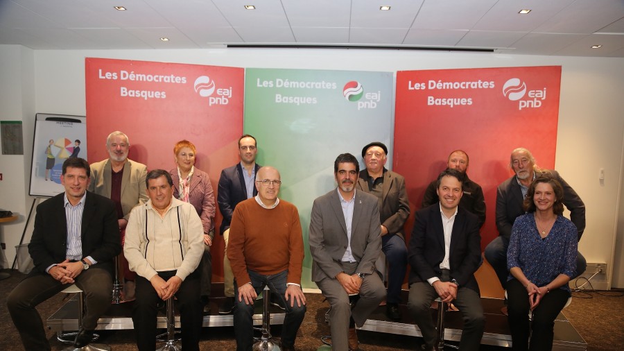 EAJ-PNB presenta 16 candidaturas a los comicios municipales y departamentales en Iparralde