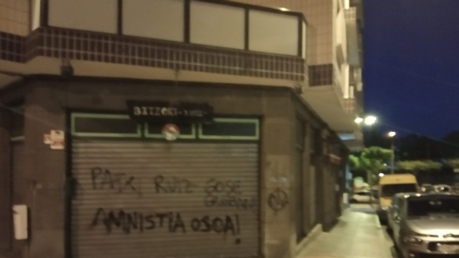 El BBB denuncia y condena rotundamente el intolerable ataque contra el batzoki de Ariz 
