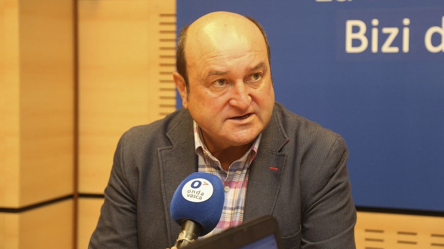 Ortuzar expresa el “enfado” de EAJ-PNV con el Gobierno español por su negativa a convocar la Comisión Mixta del Concierto