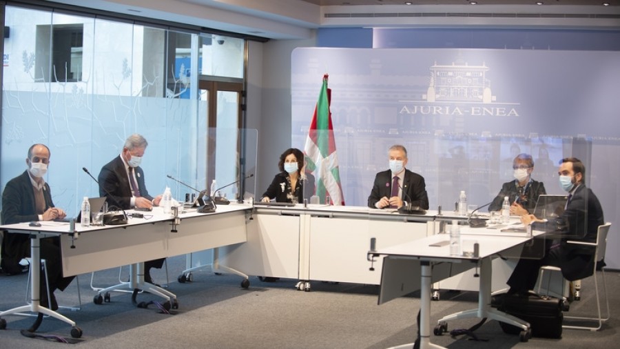 El Lehendakari Urkullu preside la reunión del Consejo Asesor de Acción Exterior