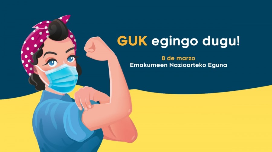 ‘GUK egingo dugu-NOSOTRAS lo haremos‘, EAJ-PNVk Martxoaren 8a ospatzeko abian jarri duen kanpainaren goiburua 