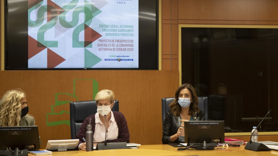Gobernantza Publiko eta Autogobernu Sailak teknologian, digitalizazioan eta jasangarritasun energetikoan inbertitzera bideratuko du aurrekontuaren erdia