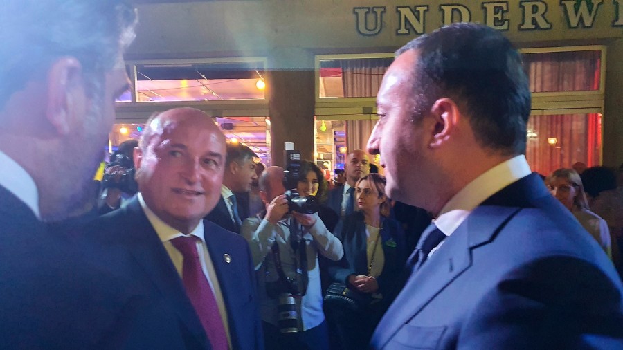 EAJ-PNVk eta Euskadik  Georgia Europako Batasunean sartzea babesten dutela adierazi dio Ortuzarrek Garibashvili lehen ministroari