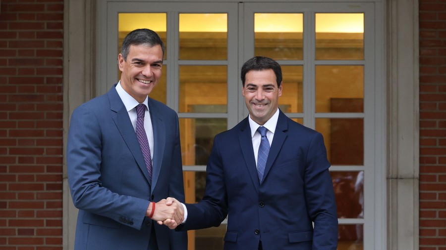 Imanol Pradales Lehendakariak eta Espainiako Gobernuko Presidenteak Aldebiko Lankidetza Batzordea urriaren amaieran egitea adostu dute