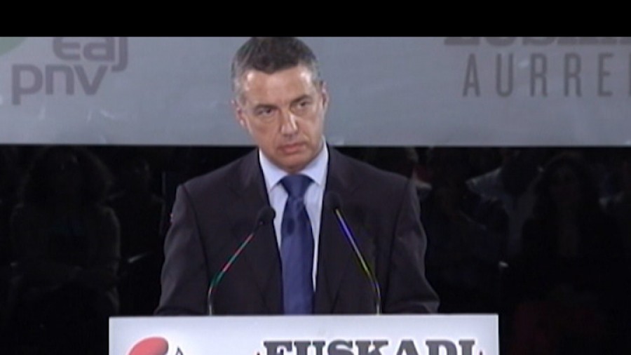 Paz y Convivencia. Iñigo Urkullu. (Acto en Tolosa) 