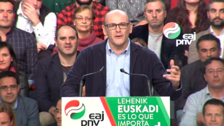 Joseba Agirretxea: “Euskaldunok jakin behar duzue EAJren babesa, bermea, hitza izango duzuela astelehenetik aurrera ere”