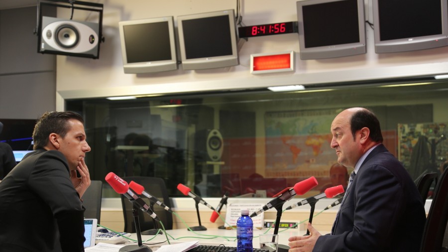 Andoni Ortuzar Radio Euskadiren Boulevard saioan - apirila 2016