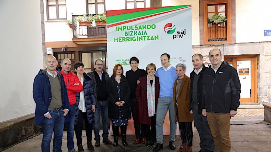 Presentación de las candidaturas de EAJ-PNV en Lea Artibai para las elecciones forales y municipales de 2019
