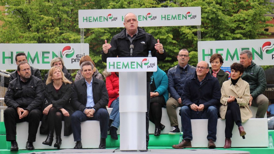 Presentación de las candidaturas al Congreso y al Senado por Gipuzkoa