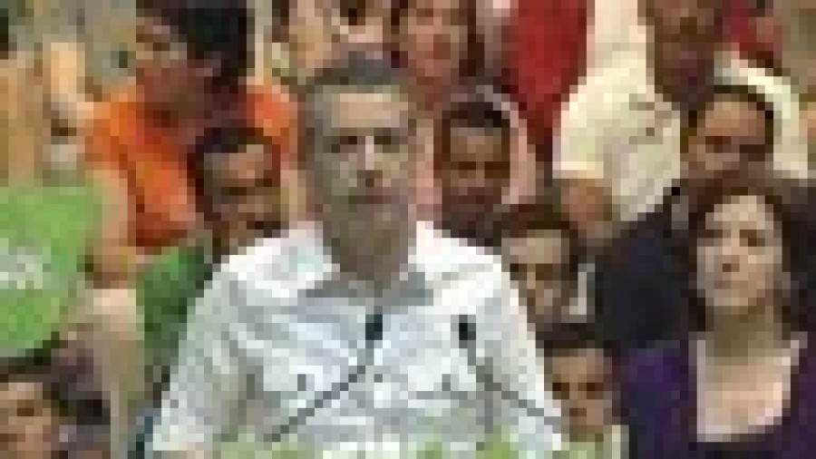 Iñigo Urkullu en el acto de La Casilla