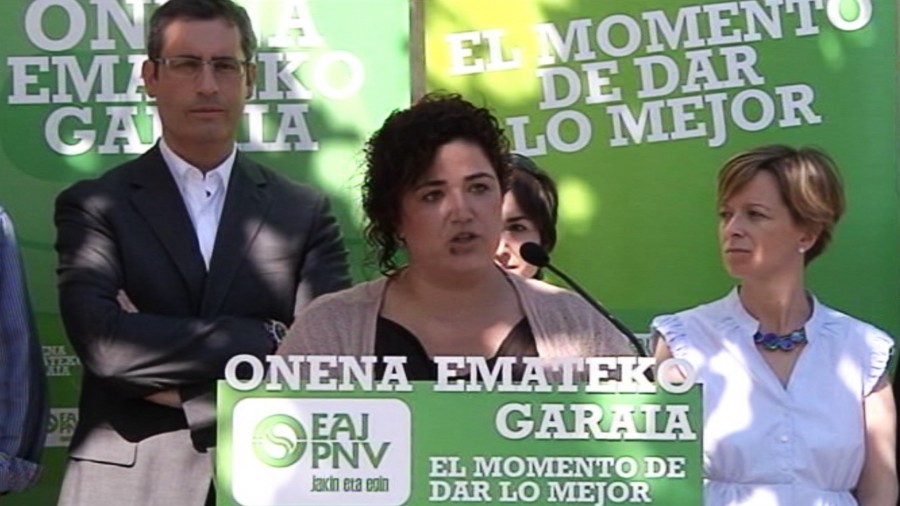 Acto en Renteria: Maite Peña 