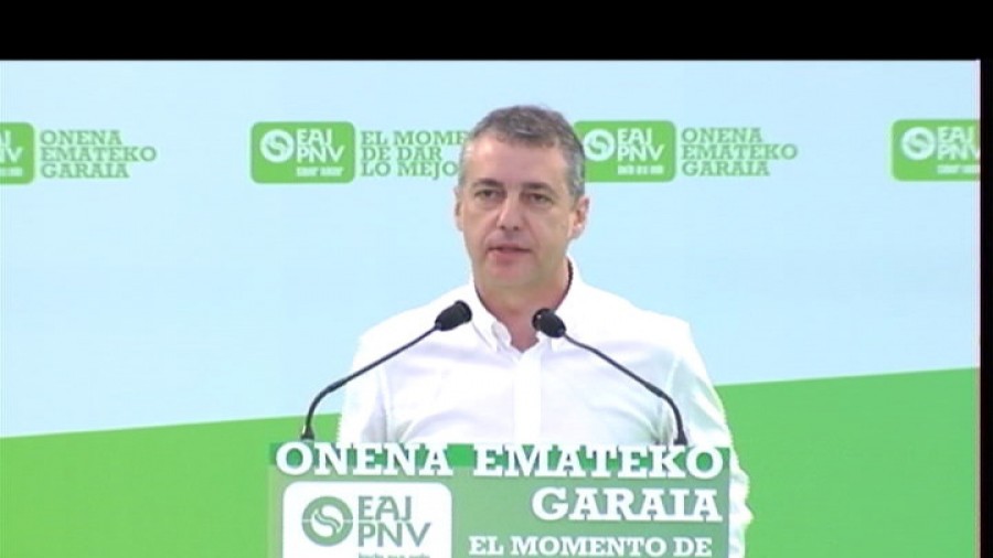 Acto en Bergara: Iñigo Urkullu