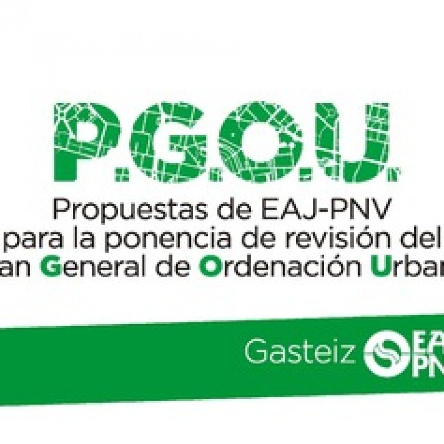 Propuestas de EAJ-PNV para la ponencia de revisión del P.G.O.U