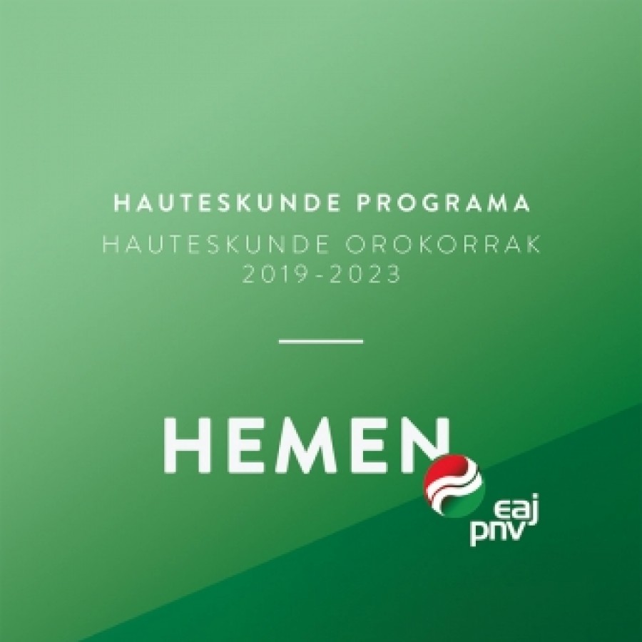 Hauteskunde Programa hauteskunde orokorrak 2019 - A10
